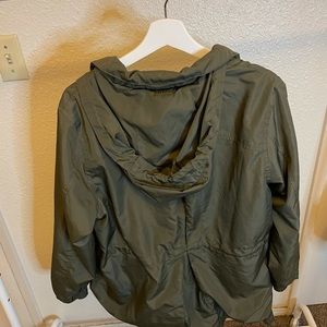 Green bomber jacket